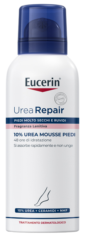 EUCERIN UREAREPAIR PLUS MOUSSE PIEDI 10% UREA 150 ML - Farmastop