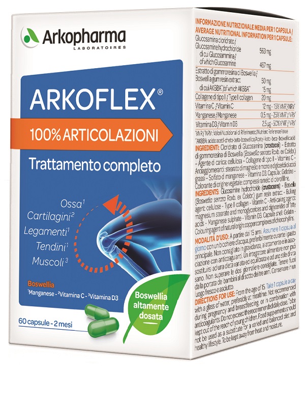 ARKOFLEX 100% ARTICOLAZIONI 60 CAPSULE - Farmastop