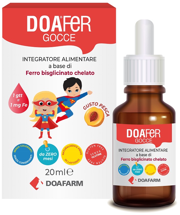 DOAFER GOCCE 20 ML - Farmastop