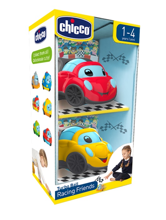 CHICCO GIOCO TURBO BALL - RACING FRIENDS - Farmastop