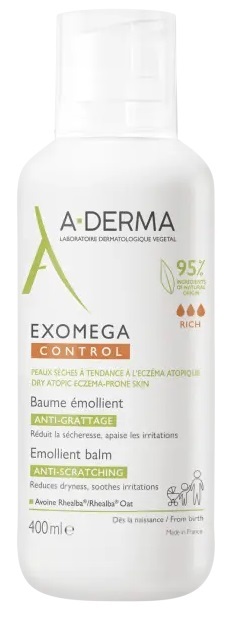 EXOMEGA CONTROL BALSAMO EMOLLIENTE 400 ML - Farmastop