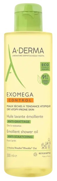 EXOMEGA CONTROL OLIO LAVANTE EMOLLIENTE RICARICA 500 ML - Farmastop