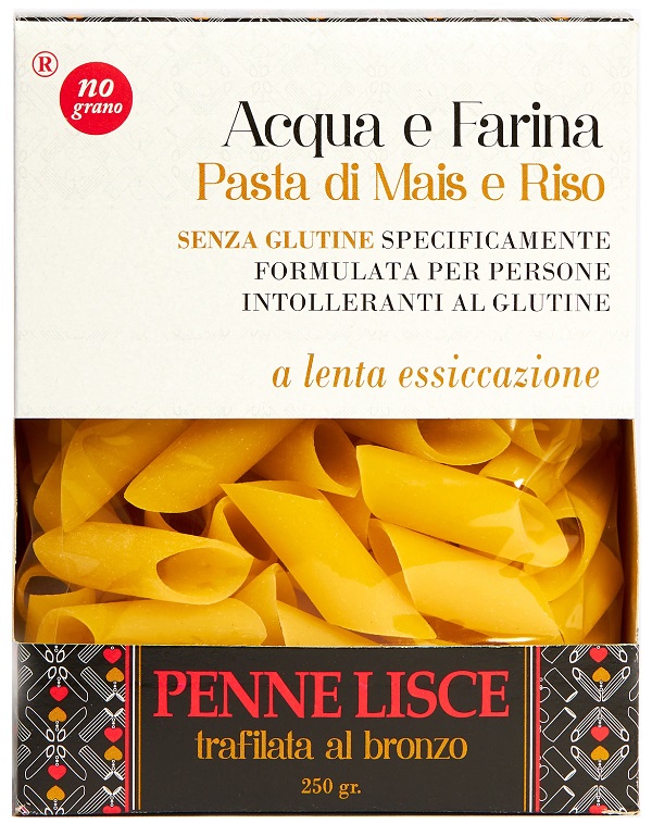 NUTRI TE' PENNE LISCE ACQUA E FARINA MAIS E RISO 250 G - Farmastop