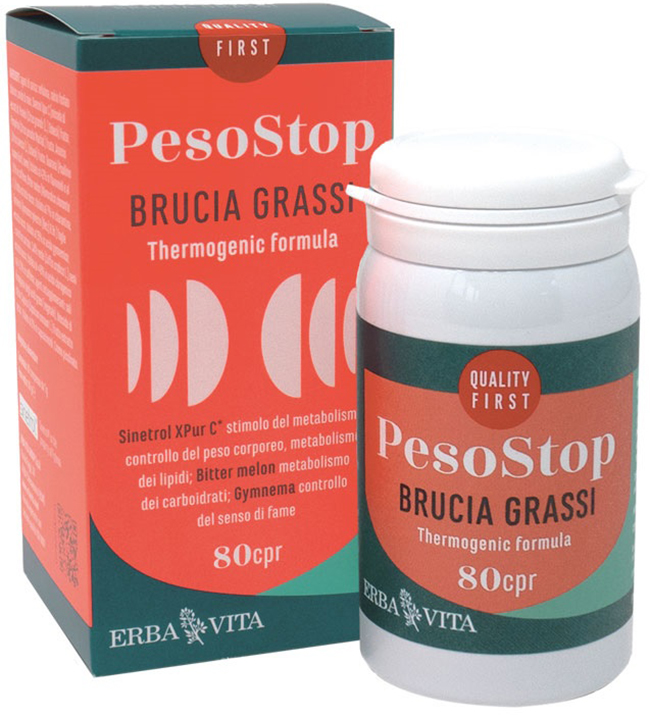 PESO STOP BRUCIA GRASSI 80 COMPRESSE - Farmastop