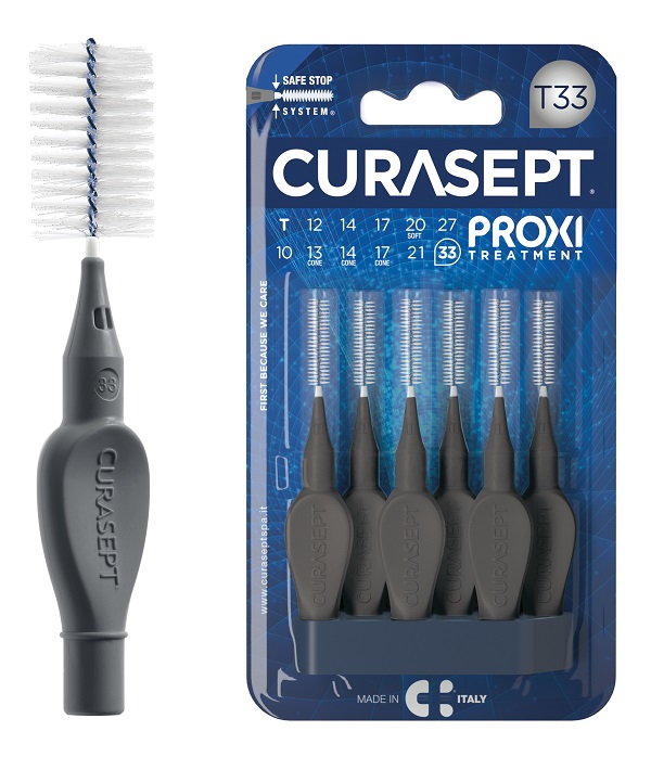 CURASEPT PROXI T33 ANTRACITE/ANTHRACITE 6 PEZZI - Farmastop