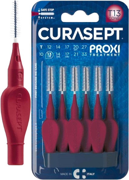 CURASEPT PROXI T13 CONE BORDEAUX 6 PEZZI - Farmastop