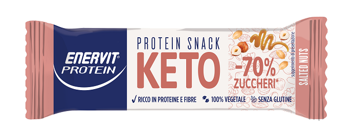 ENERVIT PROTEIN KETO SNACK SALTED NUTS 35 G - Farmastop
