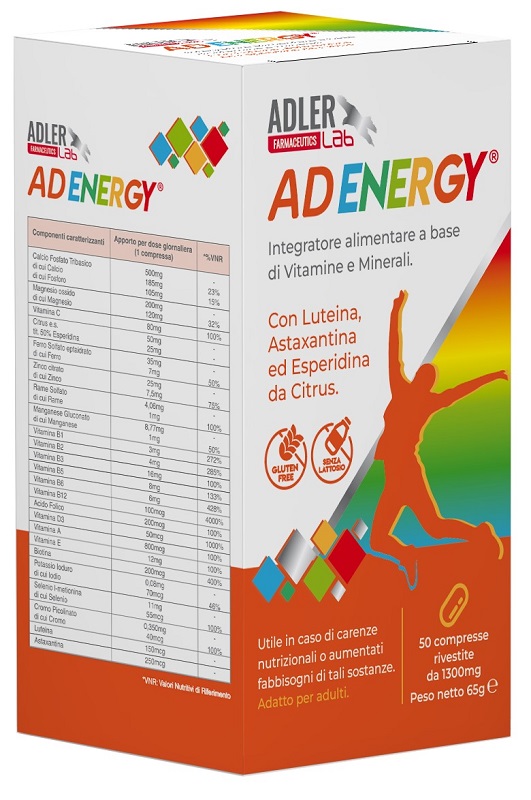 ADENERGY 50 COMPRESSE - Farmastop