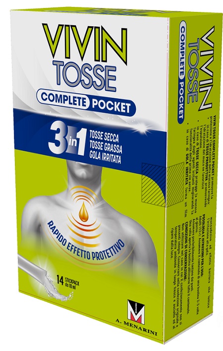 VIVIN TOSSE COMPLETE POCKET 14 STICK PACK DA 10 ML - Farmastop