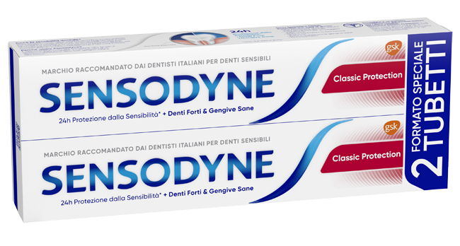 SENSODYNE CLASSICO PROTECTION 2 X 75 ML - Farmastop