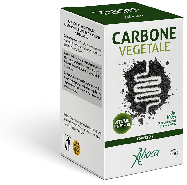 CARBONE VEGETALE 90 COMPRESSE - Farmastop