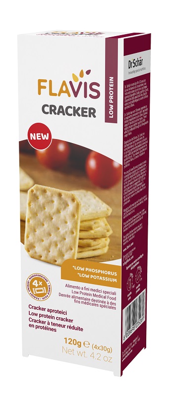FLAVIS CRACKER APROTEICI 4 PORZIONI DA 30 G - Farmastop