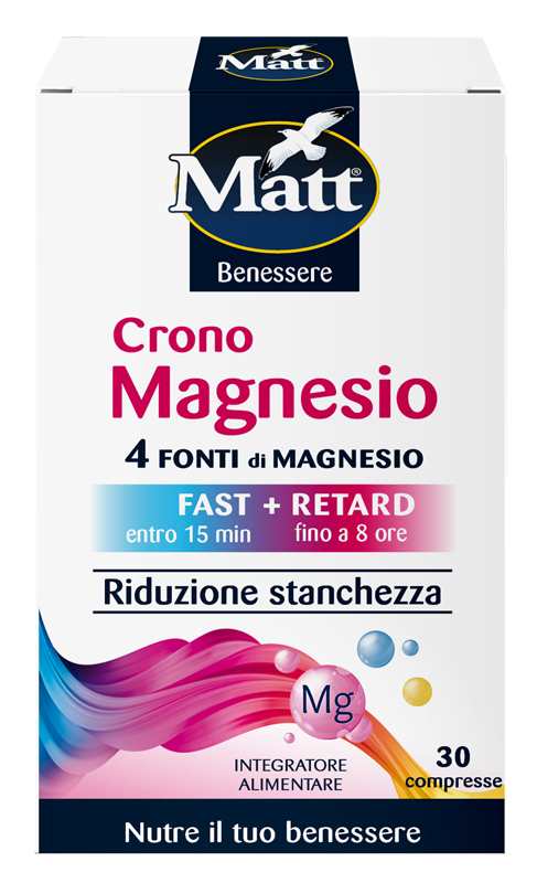 MATT CRONO MAGNESIO 30 COMPRESSE - Farmastop