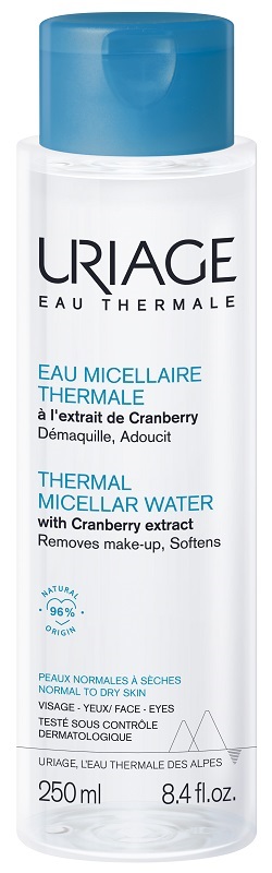 URIAGE EAU MICELLAIRE THERMALE PELLI NORMALI SECCHE 250 ML - Farmastop