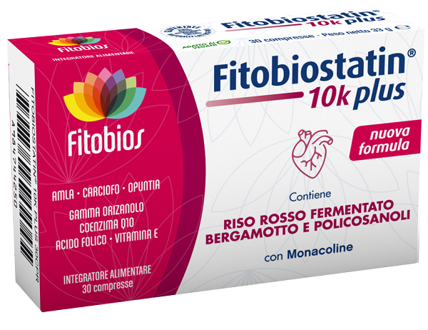 FITOBIOSTATIN 10K PLUS 30 COMPRESSE - Farmastop