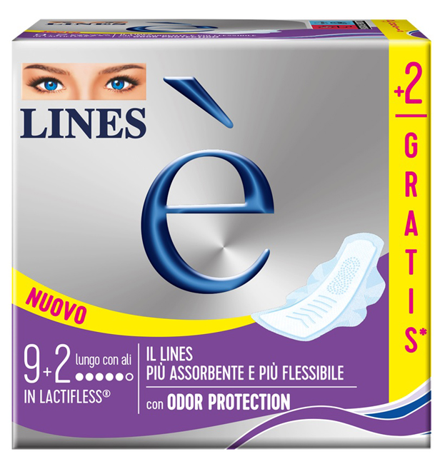 LINES E' LUNGO CARRY PACK 9 + 2 PEZZI - Farmastop