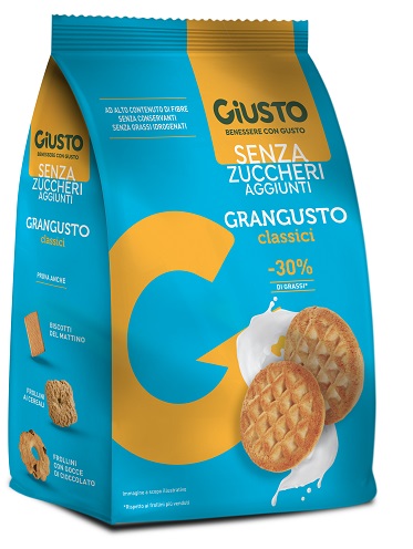 GIUSTO SENZA ZUCCHERO GRANGUSTO CLASSICI 350 G - Farmastop
