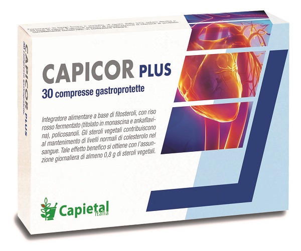 CAPICOR PLUS 30 COMPRESSE GASTROPROTETTE - Farmastop