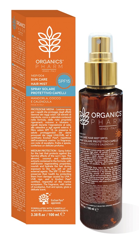 ORGANICS PHARM SUN CARE HAIR MIST SPF15 100 ML - Farmastop