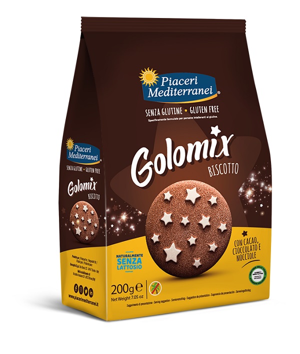 PIACERI MEDITERRANEI GOLOMIX BISCOTTO 200 G - Farmastop