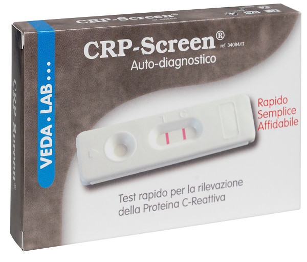 TEST SCREEN CRP PROT C REATTIVA AUTODIAGNOSTICO 1 PEZZO - Farmastop