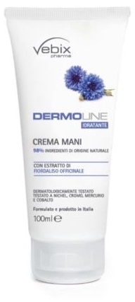 VEBIX DERMOLINE CREMA MANI FIORDALISO 100 ML - Farmastop