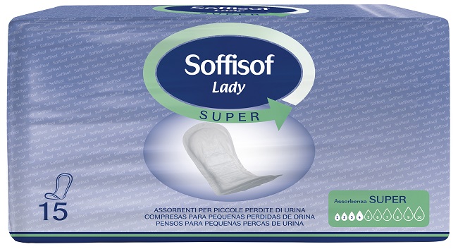 PANNOLONE PER INCONTINENZA SOFFISOF LADY CLASSIC SUPER 15 PEZZI - Farmastop