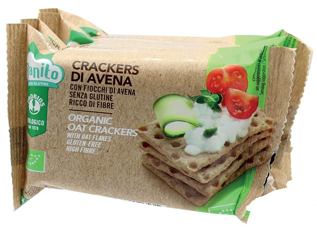 PROBIOS BIO CRACKERS AVENA CON FIOCCHI DI AVENA 4 X 35 G - Farmastop