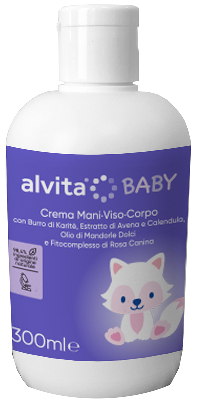 ALVITA BABY CREMA VISO-CORPO 300 ML - Farmastop