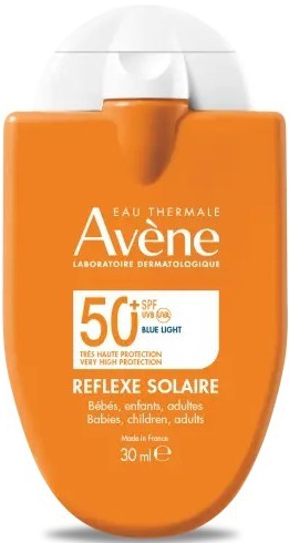EAU THERMALE AVENE REFLEXE SOLAIRE SPF50+ BEBE BAMBINI ADULTO 30 ML - Farmastop