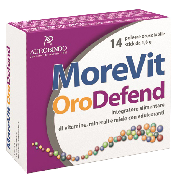 MOREVIT ORODEFEND 14 STICK 1,8 G CON EDULCORANTI - Farmastop