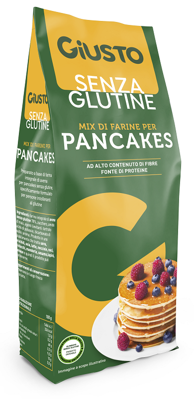 GIUSTO SENZA GLUTINE MIX PANCAKE 400 G - Farmastop