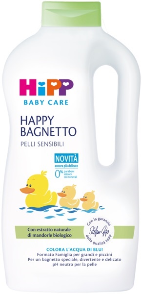 HIPP BABY CARE HAPPY BAGNETTO FORMATO FAMIGLIA FUN 1000 ML - Farmastop