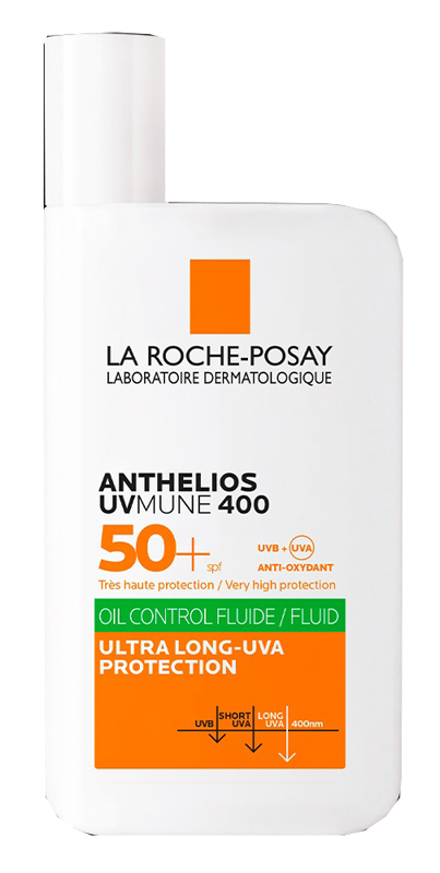 ANTHELIOS FLUIDO OIL CONTROL COLORATO UVMUNE SPF50+ 50 ML - Farmastop