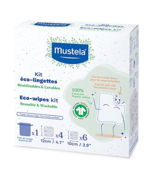MUSTELA SALVIETTE LAVABILI RIUTILIZZABILI 10 PEZZI - Farmastop