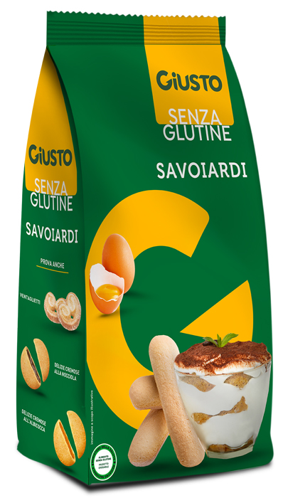 GIUSTO SENZA GLUTINE SAVOIARDI 150 G - Farmastop