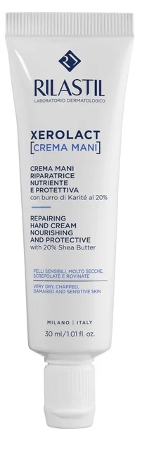 RILASTIL XEROLACT CREMA MANI NUTRIENTE E PROTETTIVA NUOVA FORMULA 30 ML - Farmastop