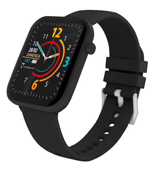 TECHMADE HAVA SMARTWATCH TOTAL BLACK - Farmastop