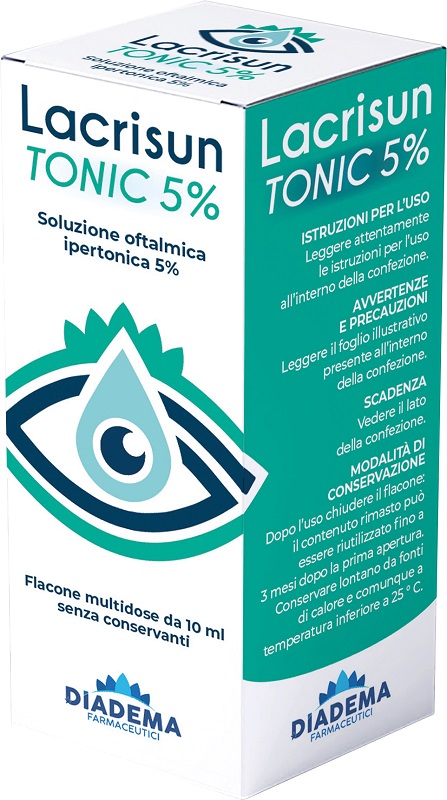 SOLUZIONE OFTALMICA IPERTONICA LACRISUN TONIC 5% 10 ML - Farmastop