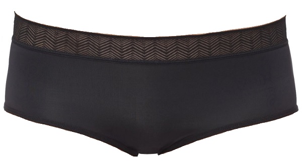 SELENACARE SLIP ASSORBENTE CICLO MESTRUALE MODELLO HIPSTER NERO L - Farmastop