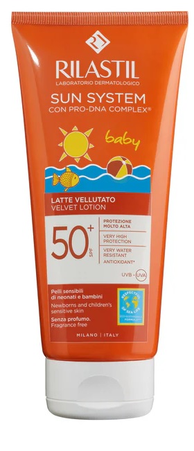RILASTIL SUN SYSTEM BABY LATTE VELLUTO SPF50+ 250 ML - Farmastop