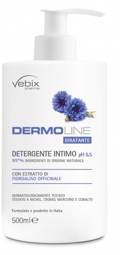 VEBIX DERMOLINE FIORDALISO DETERG.INTIMO 500 ML - Farmastop