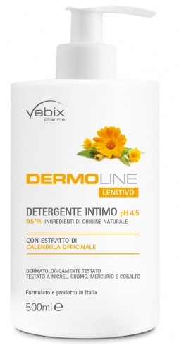 VEBIX DERMOLINE CALENDULA DETERG.INTIMO 500 ML - Farmastop