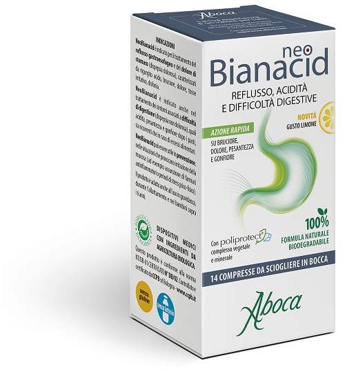 NEOBIANACID 14 COMPRESSE LIMONE - Farmastop