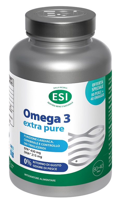 ESI OMEGA 3 EXTRA PURE 80 PERLE + 40 PERLE IN OMAGGIO - Farmastop