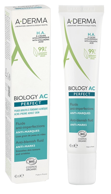 ADERMA BIOLOGY AC PERFECT FLUIDO ANTI IMPERFEZIONI 40 ML - Farmastop