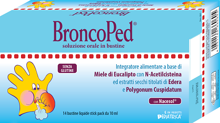 BRONCOPED SOLUZIONE ORALE 14 BUSTINE STICK PACK DA 10 ML - Farmastop