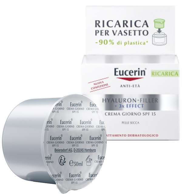 EUCERIN FACE CREAM ANTI AGE HYALURON GIORNO SPF15 50 ML - Farmastop