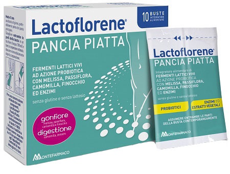 LACTOFLORENE PANCIA PIATTA 10 BUSTINE - Farmastop