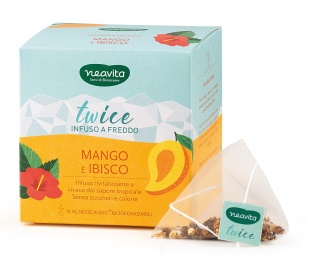 NEAVITA TWICE INFUSO MANGO E IBISCO FILTROSCRIGNO 15 FILTRI - Farmastop